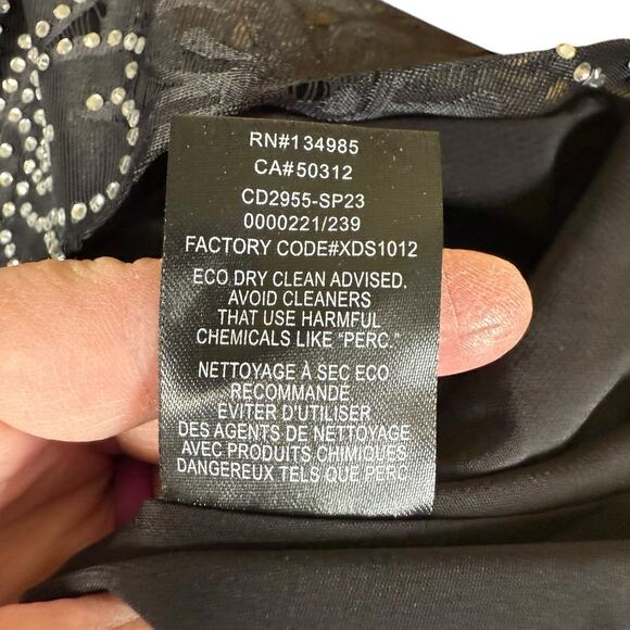 For Love And Lemons Black and White Mini Dress - Picture 8 of 10